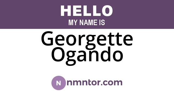 Georgette Ogando