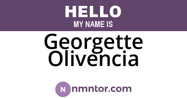 Georgette Olivencia