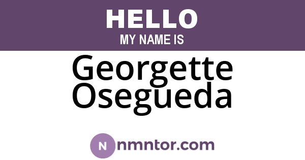 Georgette Osegueda