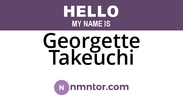 Georgette Takeuchi