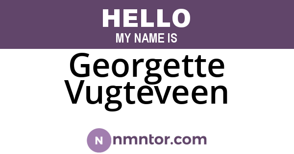 Georgette Vugteveen