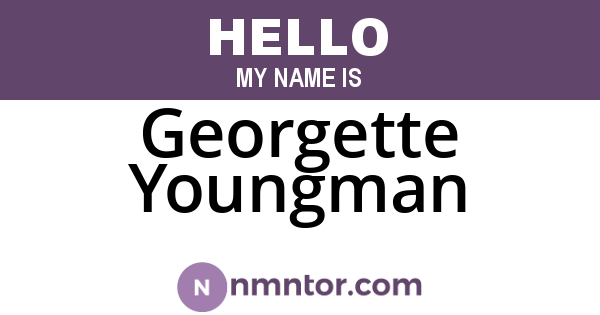 Georgette Youngman