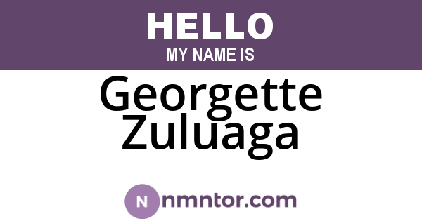 Georgette Zuluaga