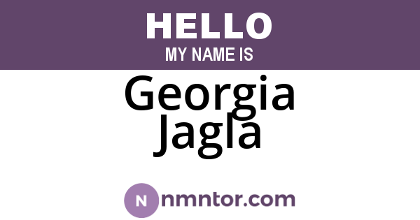 Georgia Jagla
