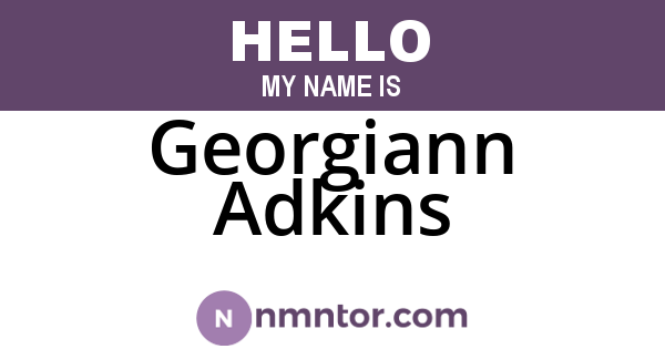 Georgiann Adkins