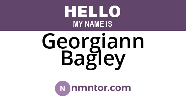 Georgiann Bagley