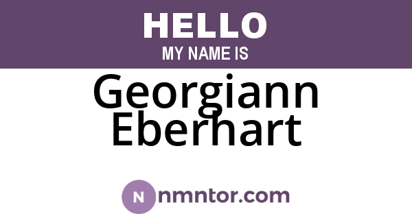 Georgiann Eberhart