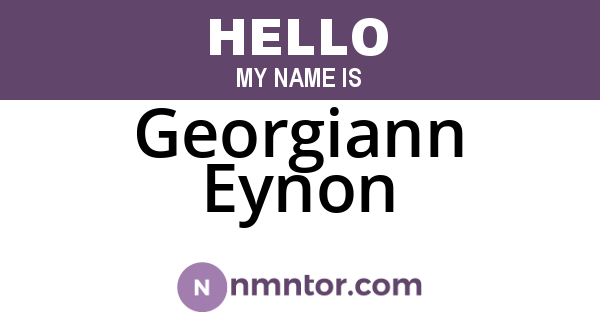 Georgiann Eynon