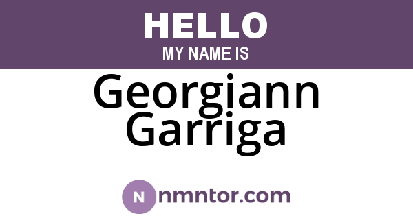 Georgiann Garriga