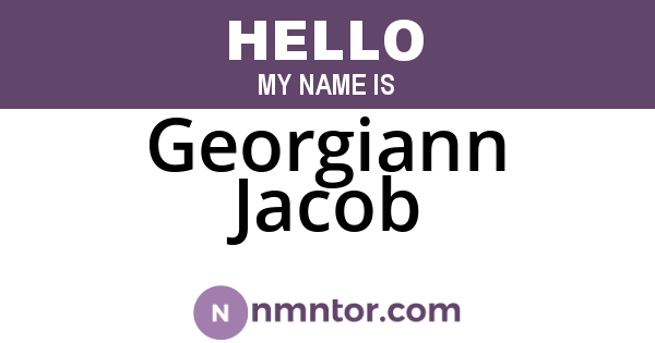 Georgiann Jacob