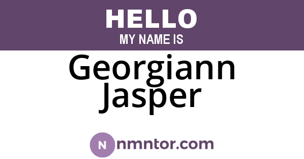 Georgiann Jasper