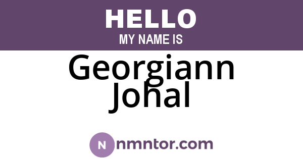 Georgiann Johal