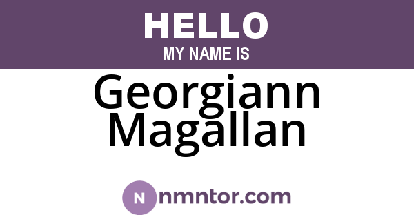 Georgiann Magallan