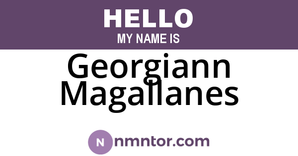 Georgiann Magallanes