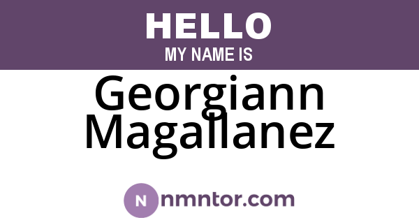 Georgiann Magallanez