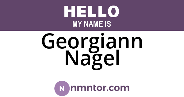 Georgiann Nagel