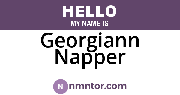 Georgiann Napper
