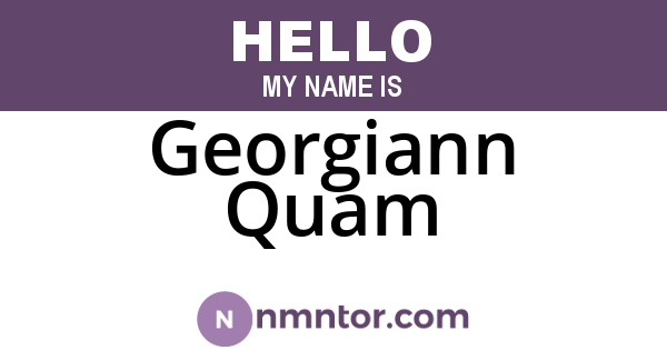 Georgiann Quam
