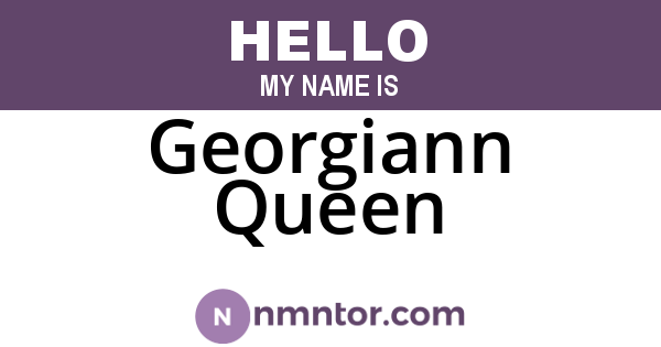 Georgiann Queen