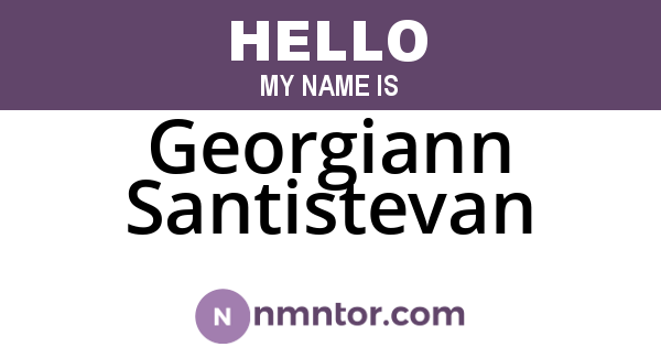 Georgiann Santistevan