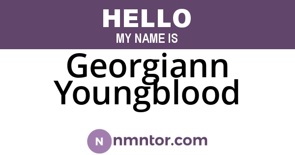 Georgiann Youngblood