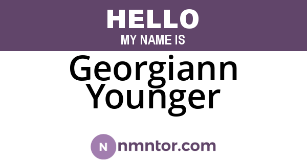 Georgiann Younger