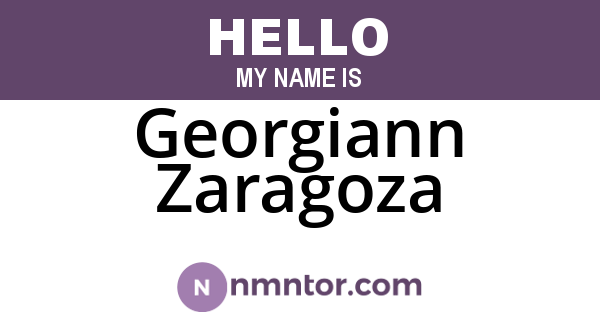 Georgiann Zaragoza