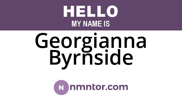 Georgianna Byrnside