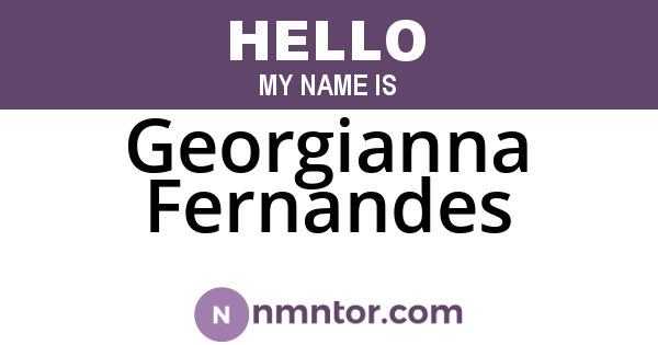 Georgianna Fernandes