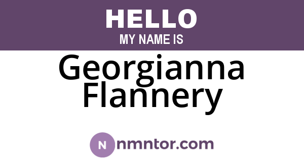 Georgianna Flannery