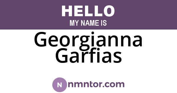 Georgianna Garfias