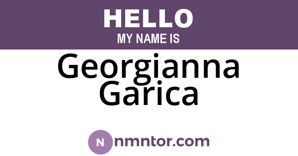 Georgianna Garica