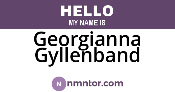 Georgianna Gyllenband