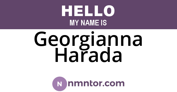 Georgianna Harada