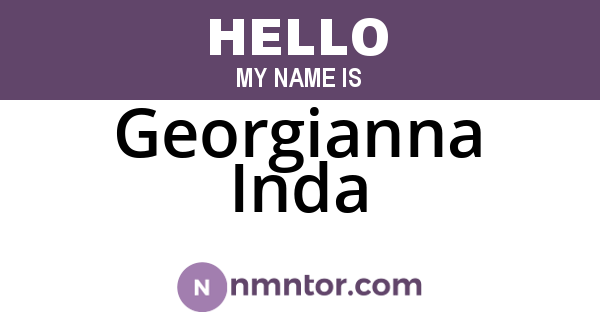 Georgianna Inda