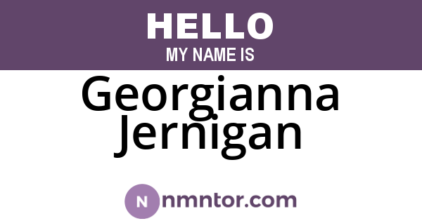 Georgianna Jernigan