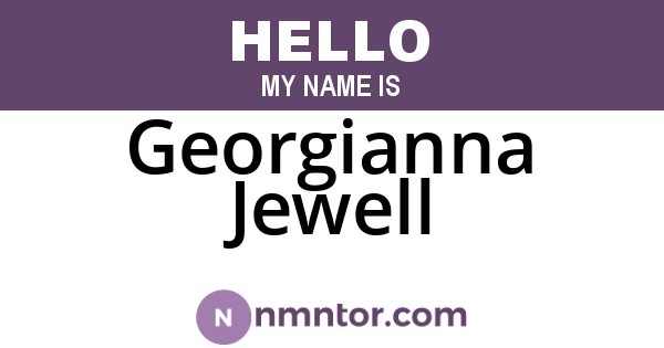 Georgianna Jewell