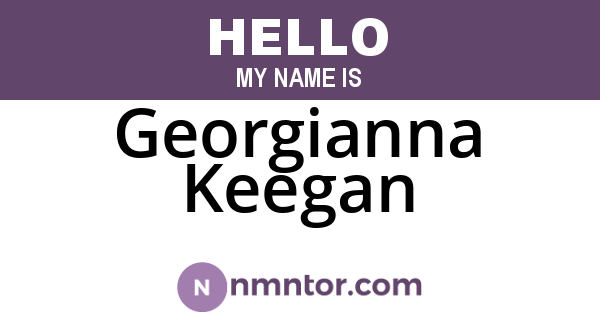Georgianna Keegan
