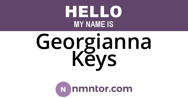 Georgianna Keys