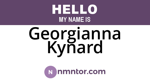 Georgianna Kynard