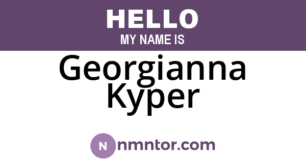 Georgianna Kyper