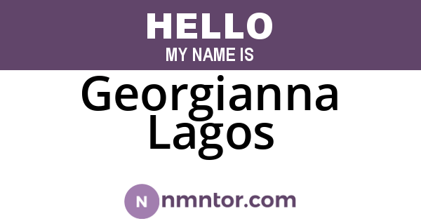 Georgianna Lagos