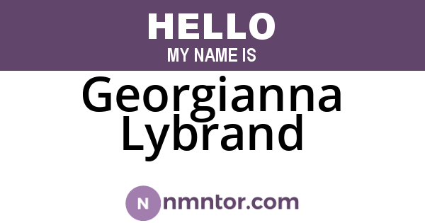 Georgianna Lybrand
