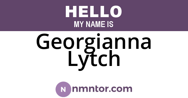 Georgianna Lytch