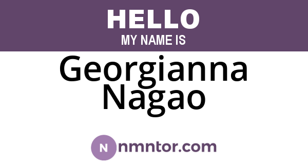Georgianna Nagao