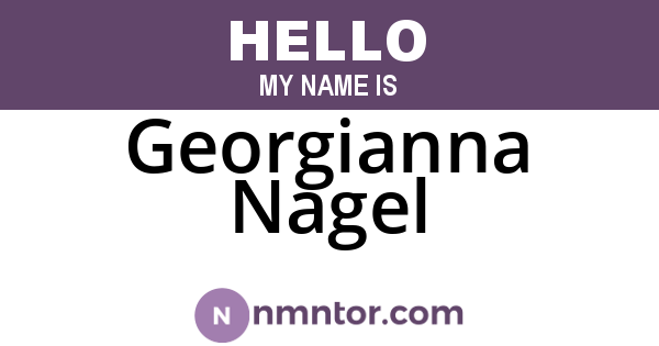 Georgianna Nagel