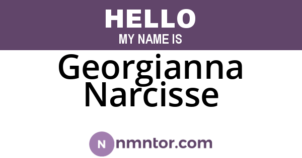 Georgianna Narcisse