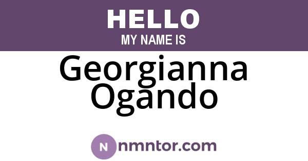 Georgianna Ogando
