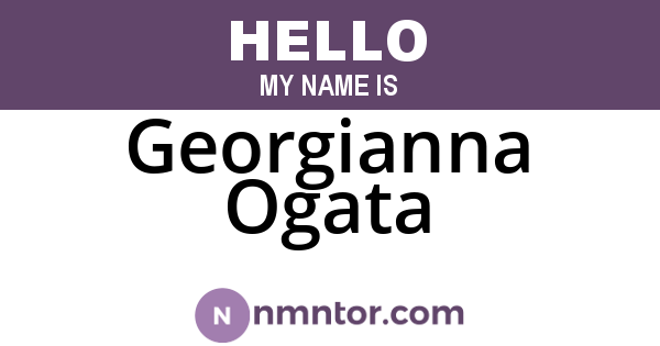 Georgianna Ogata