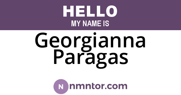 Georgianna Paragas